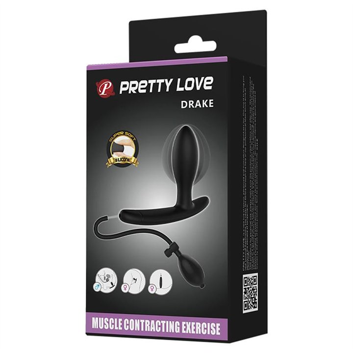 Drake Manual inflatable anal plug - BI-040115 - Teknashop Ltd