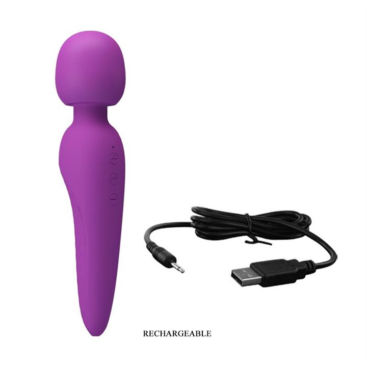 Meredith Wand Massager USB Violet - BI-014668 - Teknashop Ltd