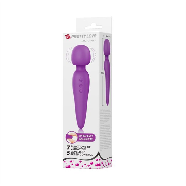 Meredith Wand Massager USB Violet - BI-014668 - Teknashop Ltd
