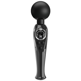 Stavros the Great Wand with Digital Screen Black - BW-055016-LED - Teknashop Ltd