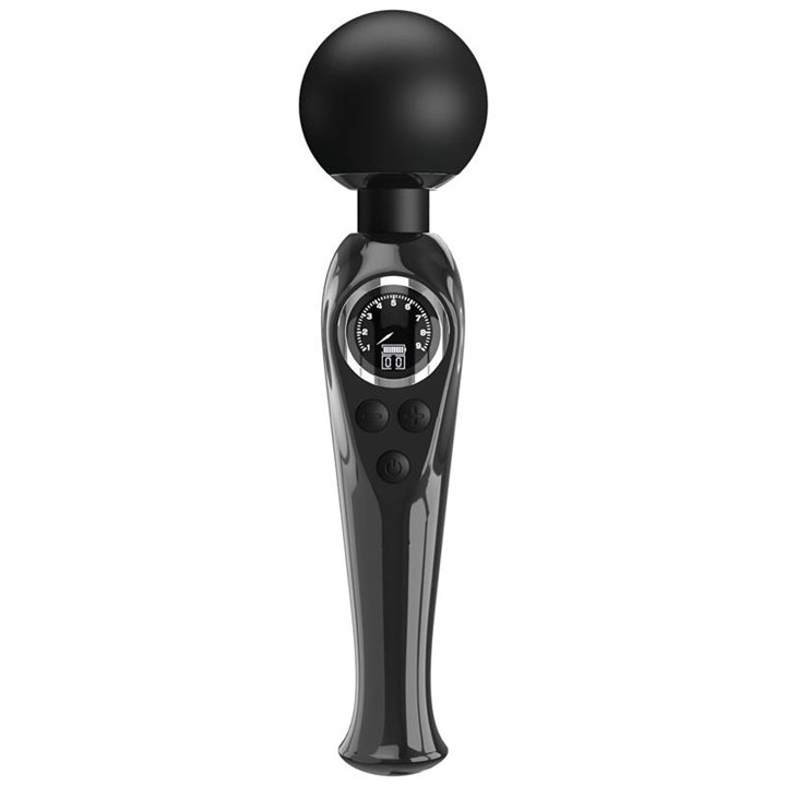 Stavros the Great Wand with Digital Screen Black - BW-055016-LED - Teknashop Ltd