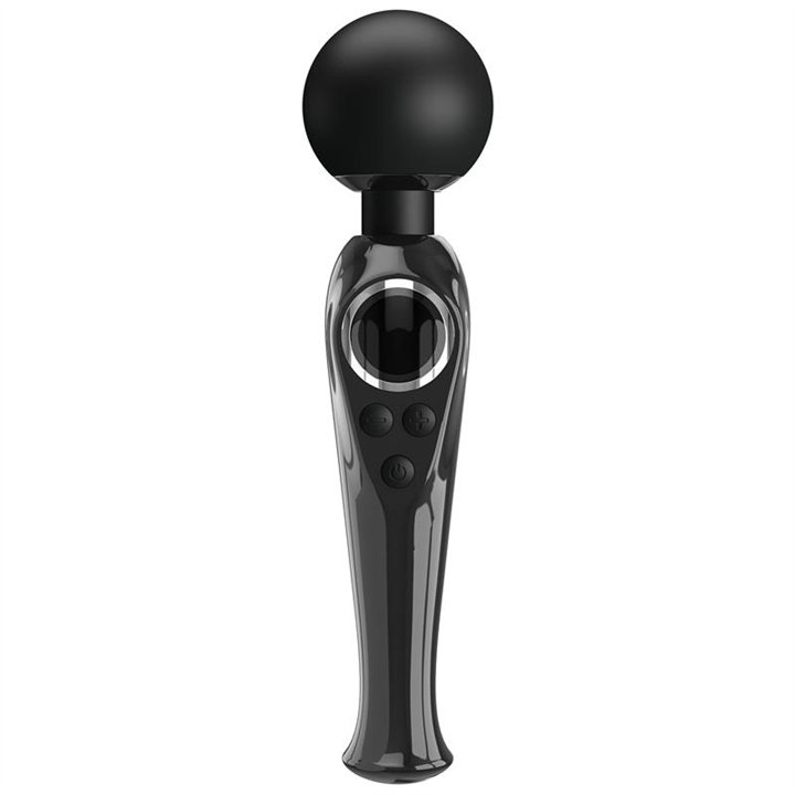 Stavros the Great Wand with Digital Screen Black - BW-055016-LED - Teknashop Ltd