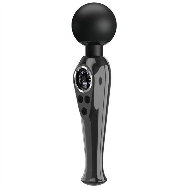 Stavros the Great Wand with Digital Screen Black - BW-055016-LED - Teknashop Ltd