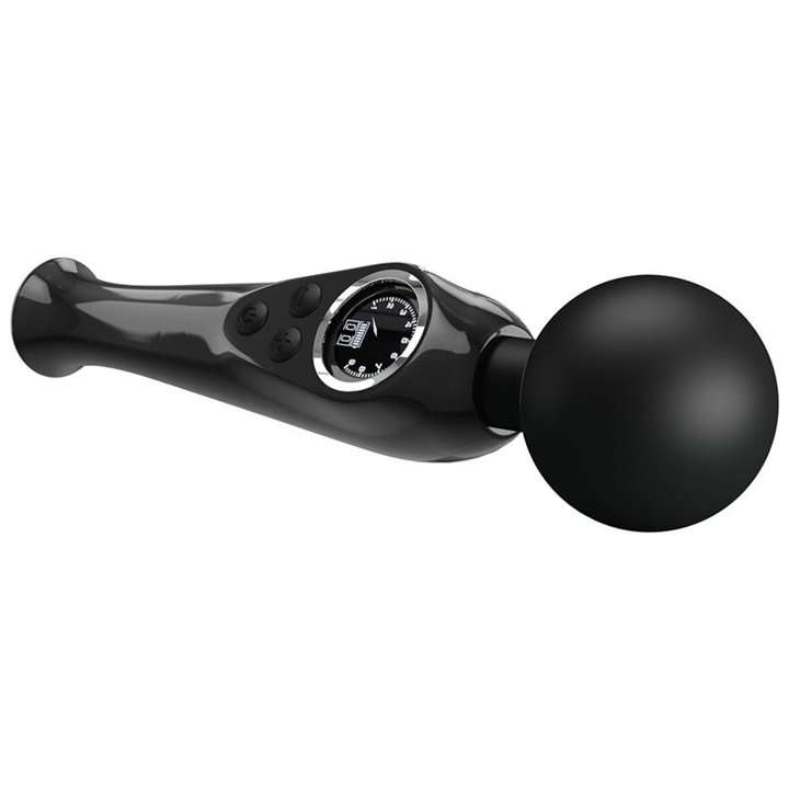Stavros the Great Wand with Digital Screen Black - BW-055016-LED - Teknashop Ltd