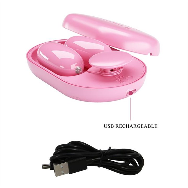 Fun Box Vibrating Bullets with Remote Pink USB - BI-300054 - Teknashop Ltd