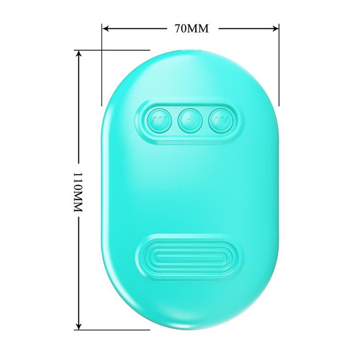 Surprise Box Vibrating Egg with Electric Shock Nipple Clamps Blue - BI-300034-1 - Teknashop Ltd