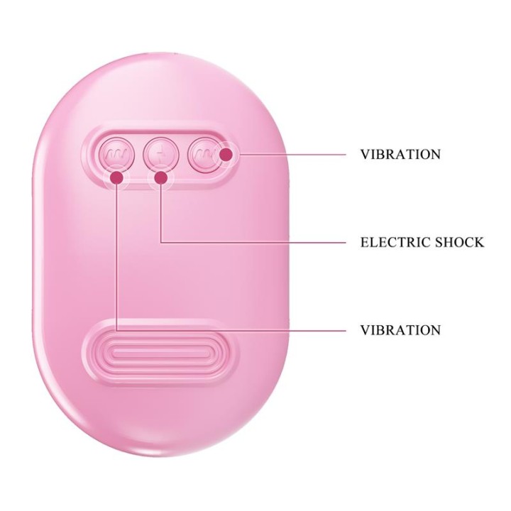 Surprise Box Vibrating Egg and Electric Shock Nipple Clamps Pink - BI-300034 - Teknashop Ltd