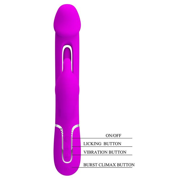 Vibe with Tongue Kampas Pink - BW-500025 - Teknashop Ltd