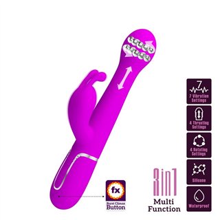 Vibe with Thrusting and Rotating Beads Dejon Pink - BW-500014 - Teknashop Ltd