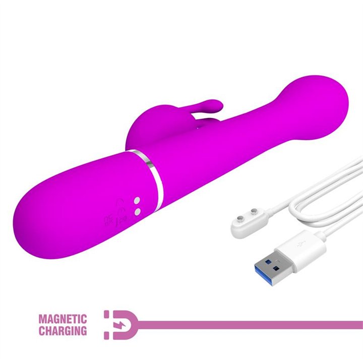 Vibe with Thrusting and Rotating Beads Dejon Pink - BW-500014 - Teknashop Ltd