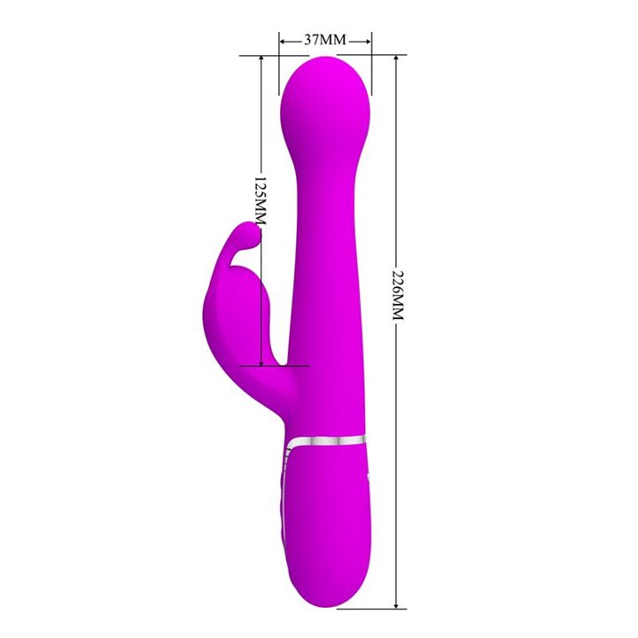 Vibe with Thrusting and Rotating Beads Dejon Pink - BW-500014 - Teknashop Ltd
