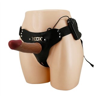 Strap-on with Holow Dildo, Vibration and Remote Control Starks - BW-022096Z - Teknashop Ltd