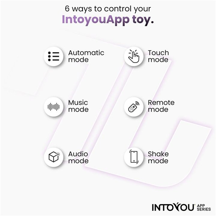 Couple Toy with App Flexible Silicone Lavender - IN-478 - Teknashop Ltd