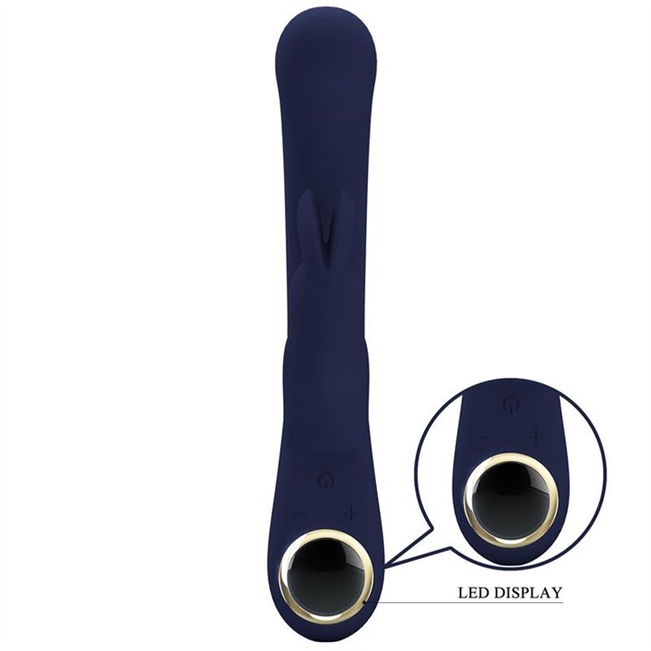Lamar Vibrator G-Spot Rabbit Dark Blue - BW-500004-LED-2 - Teknashop Ltd
