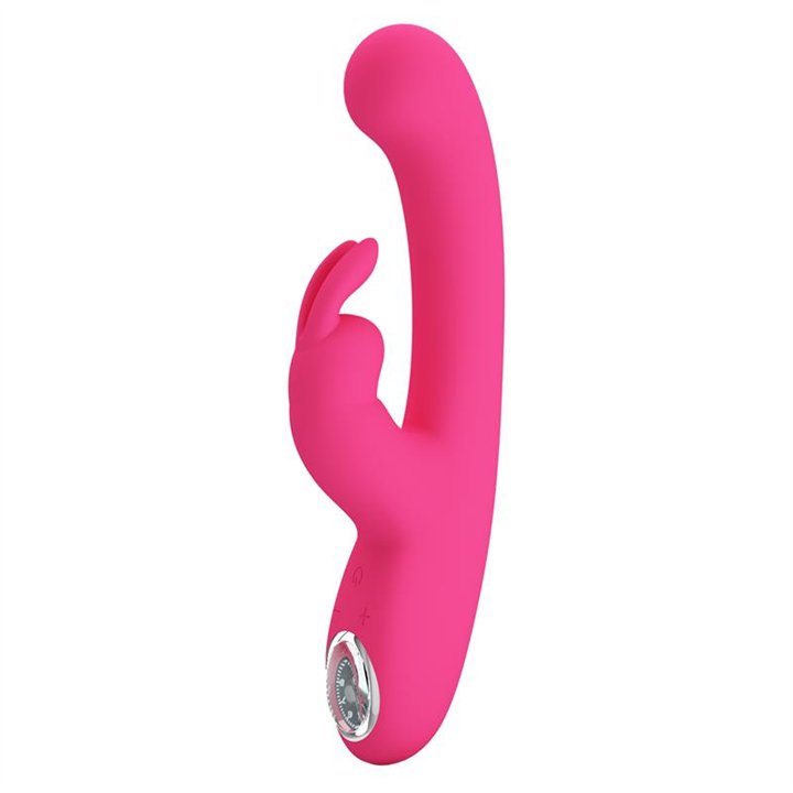 Lamar Vibrator G-Spot Rabbit Pink - BW-500004-LED-1 - Teknashop Ltd