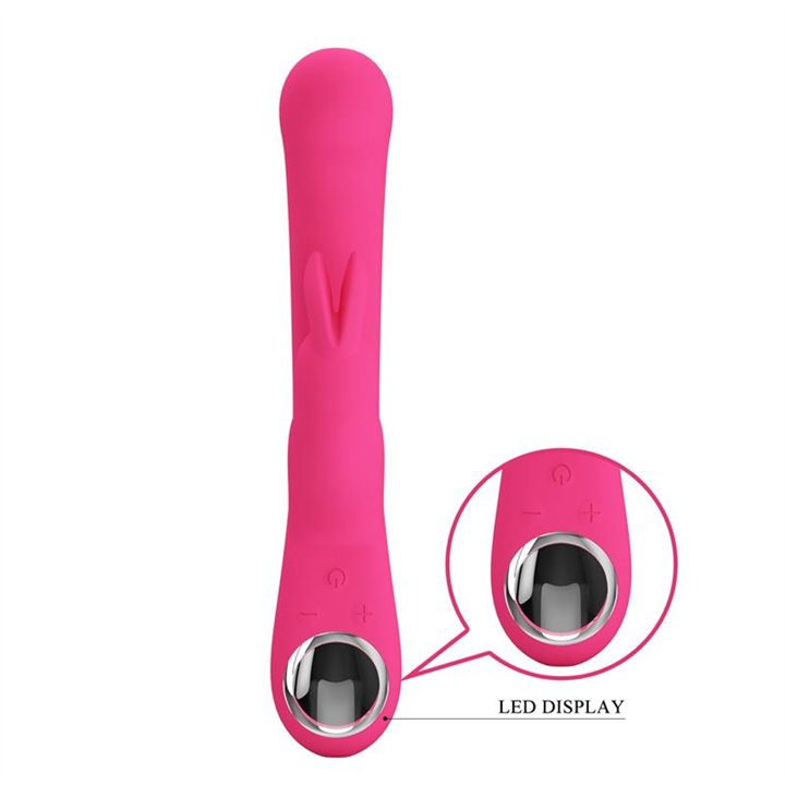 Lamar Vibrator G-Spot Rabbit Pink - BW-500004-LED-1 - Teknashop Ltd
