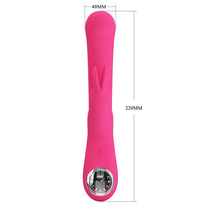 Lamar Vibrator G-Spot Rabbit Pink - BW-500004-LED-1 - Teknashop Ltd