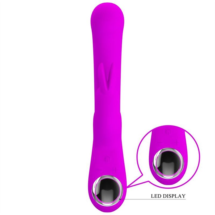 Lamar Vibrator G-Spot Rabbit Violet - BW-500004-LED - Teknashop Ltd