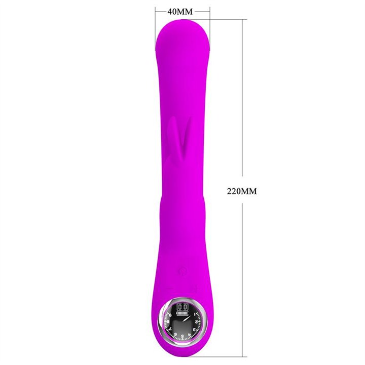Lamar Vibrator G-Spot Rabbit Violet - BW-500004-LED - Teknashop Ltd