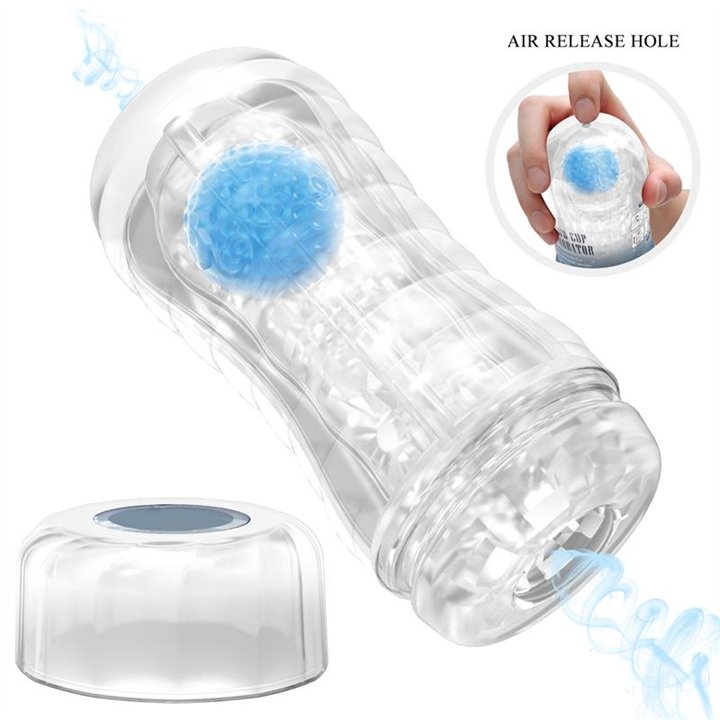 Planet Ball-Rolling Masturbator Cup Blue - BM-009249N - Teknashop Ltd