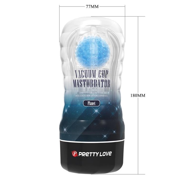 Planet Ball-Rolling Masturbator Cup Blue - BM-009249N - Teknashop Ltd