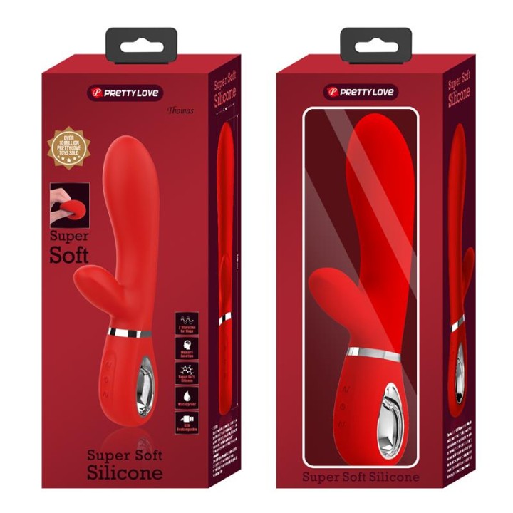 Thomas Vibrator G-Spot Red - BI-014621-2 - Teknashop Ltd