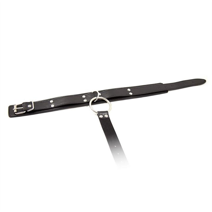 Collar with Restraints Adjustable Black - F-364 - Teknashop Ltd