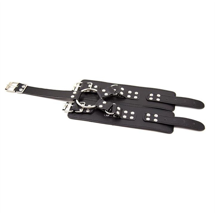 Collar with Restraints Adjustable Black - F-364 - Teknashop Ltd