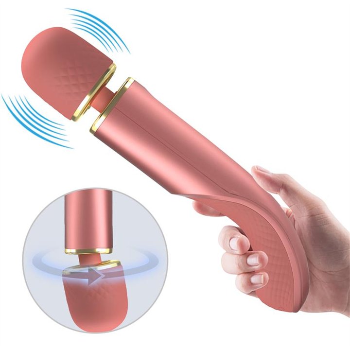 Vibrating Wand USB Silicone Pink - BI-014808-1 - Teknashop Ltd