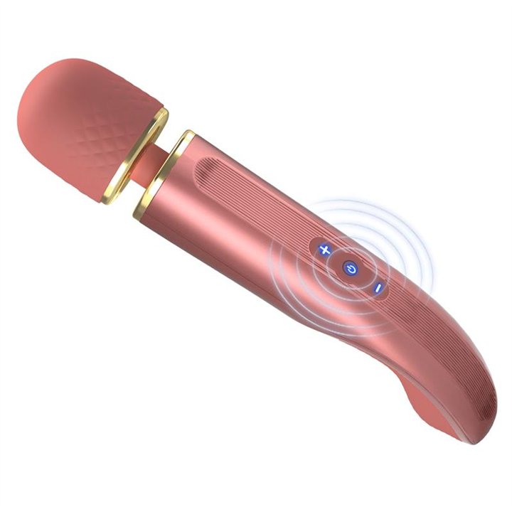 Vibrating Wand USB Silicone Pink - BI-014808-1 - Teknashop Ltd