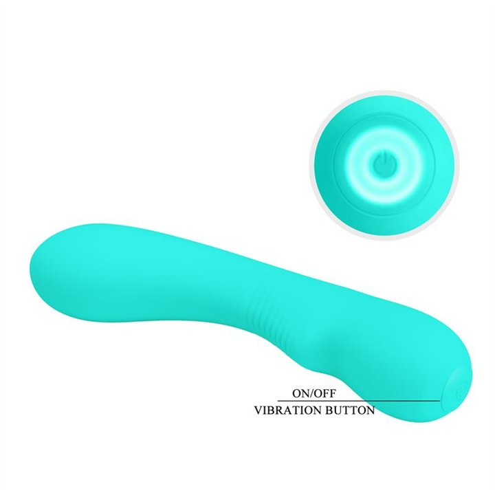 Prescott Vibrator USB Silicone Green - BI-014667-4 - Teknashop Ltd