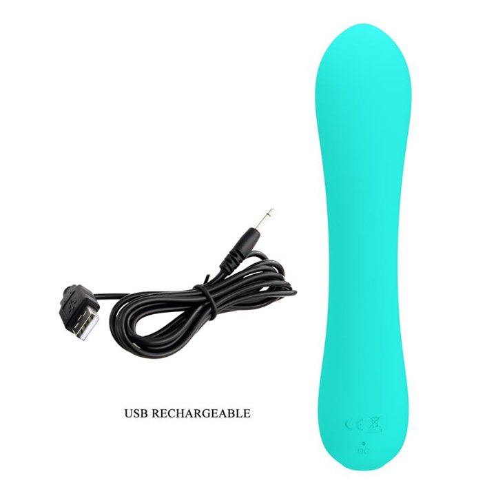 Prescott Vibrator USB Silicone Green - BI-014667-4 - Teknashop Ltd