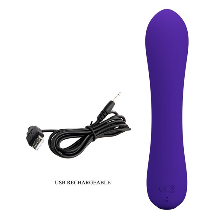Prescott Vibrator USB Silicone Lilac - BI-014667-3 - Teknashop Ltd