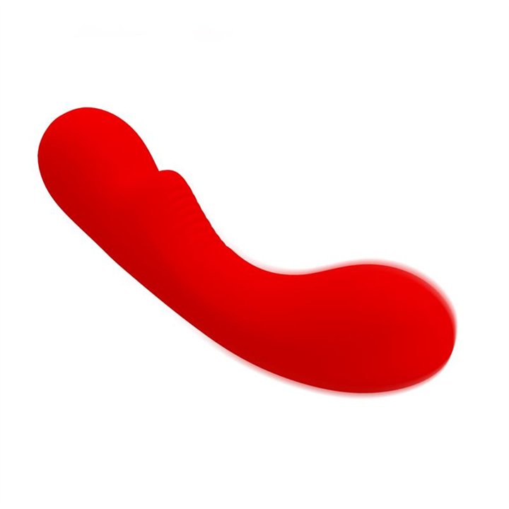 Prescott Vibrator USB Silicone Red - BI-014667-2 - Teknashop Ltd