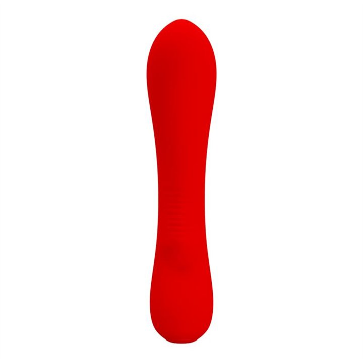 Prescott Vibrator USB Silicone Red - BI-014667-2 - Teknashop Ltd