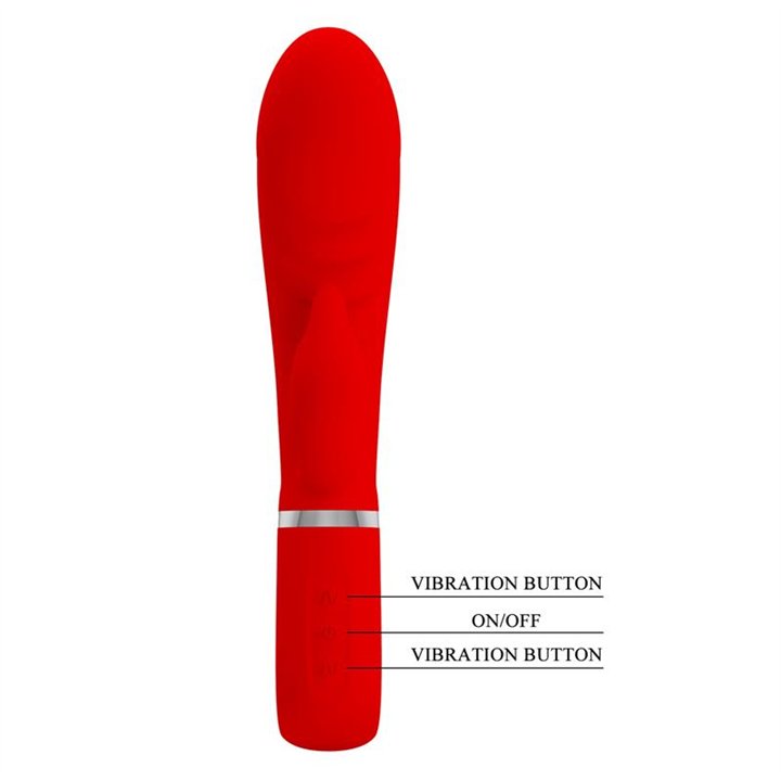 Prescott G-Spot Vibrator Red - BI-014635-2 - Teknashop Ltd