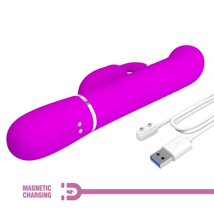 Coale Thrusting and Rotating Rabbit Vibrator USB - BW-500013 - Teknashop Ltd