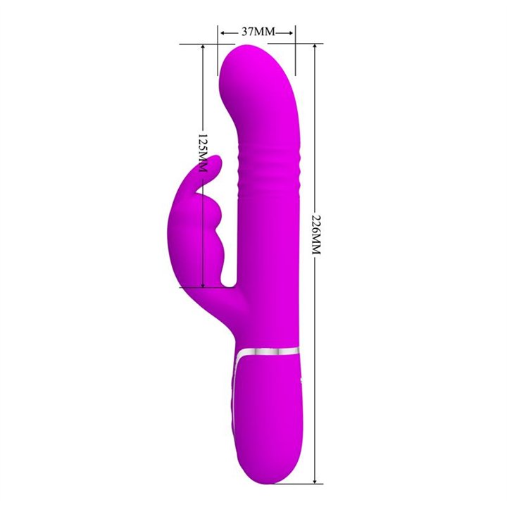 Coale Thrusting and Rotating Rabbit Vibrator USB - BW-500013 - Teknashop Ltd