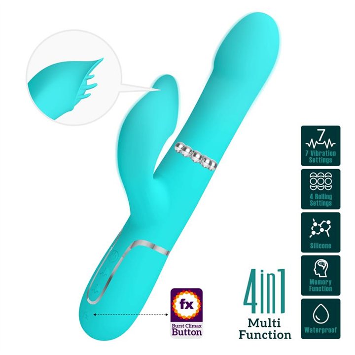Falin Rolling Vibrator with Internal Beads USB - BW-500012-1 - Teknashop Ltd