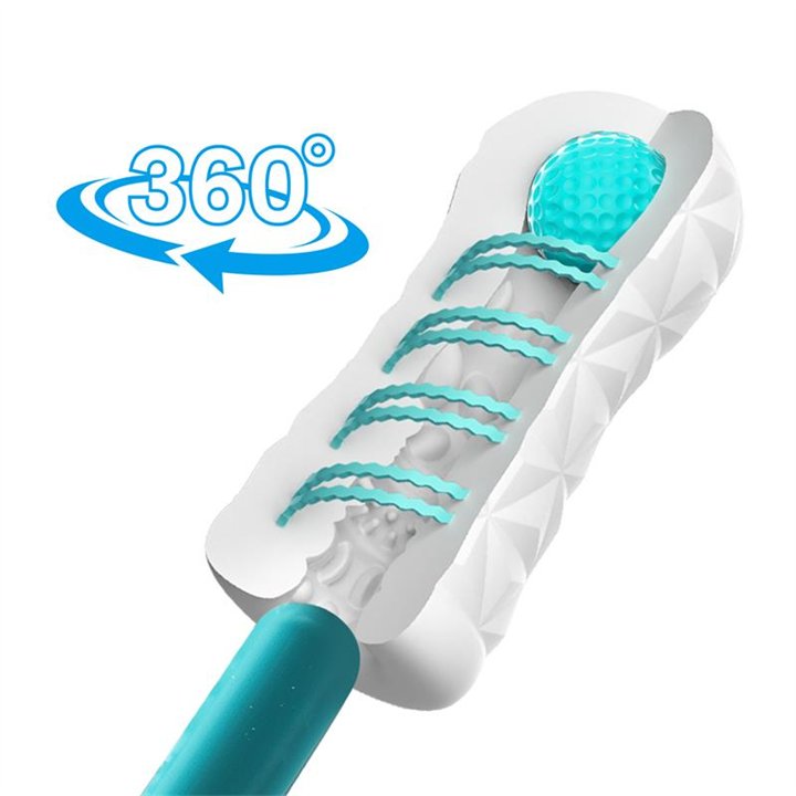 Victoria Cecil Manual Masturbator spinning ball - BM-009229T6-2 - Teknashop Ltd