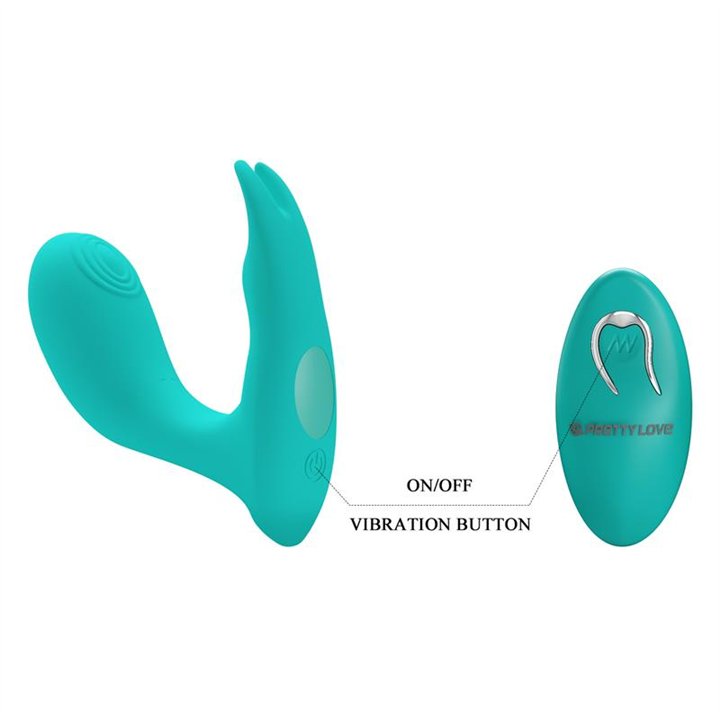 Idabelle Stimulator with Vibration and Pulsation Remote Control - BI-300052W-1 - Teknashop Ltd
