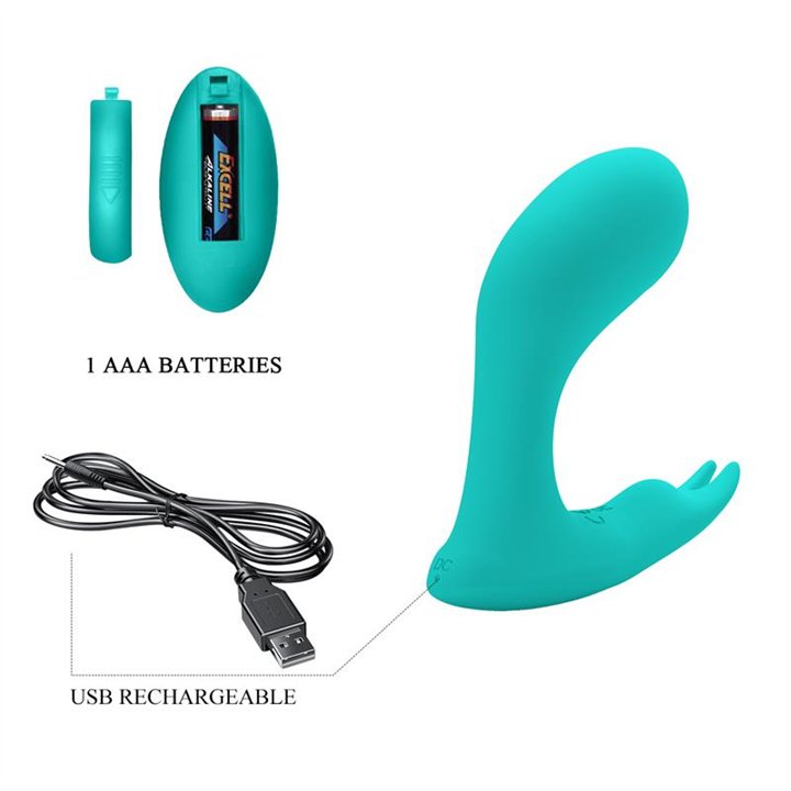 Idabelle Stimulator with Vibration and Pulsation Remote Control - BI-300052W-1 - Teknashop Ltd