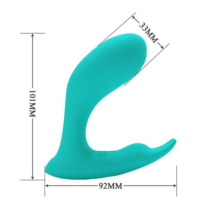 Idabelle Stimulator with Vibration and Pulsation Remote Control - BI-300052W-1 - Teknashop Ltd