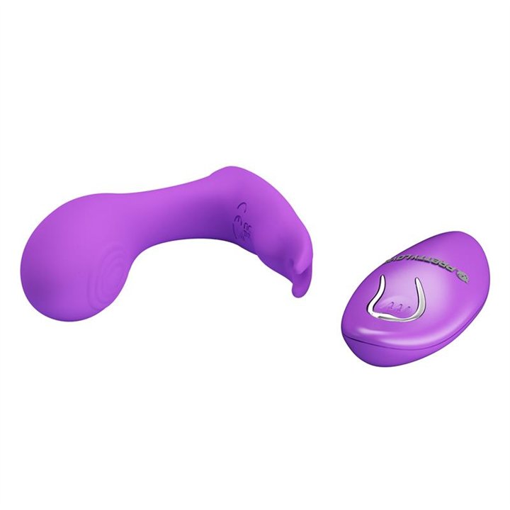 Idabelle Stimulator with Vibration and Pulsation Remote Control - BI-300052W - Teknashop Ltd