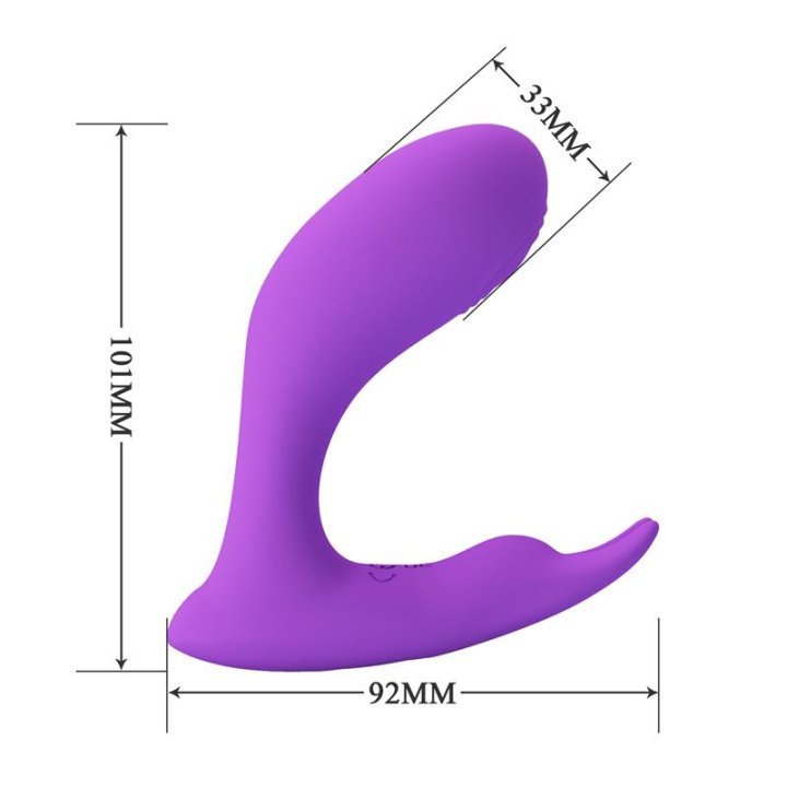 Idabelle Stimulator with Vibration and Pulsation Remote Control - BI-300052W - Teknashop Ltd