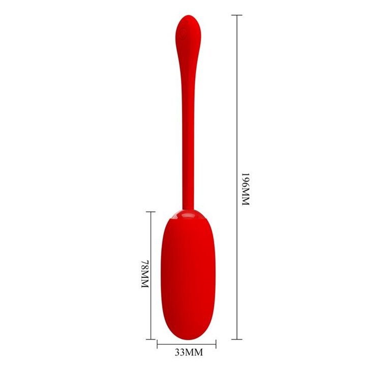 Julius Vibrating Egg Red - BI-014653-2 - Teknashop Ltd