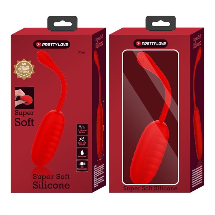 Kirk Vibrating Egg Red - BI-014654-2 - Teknashop Ltd