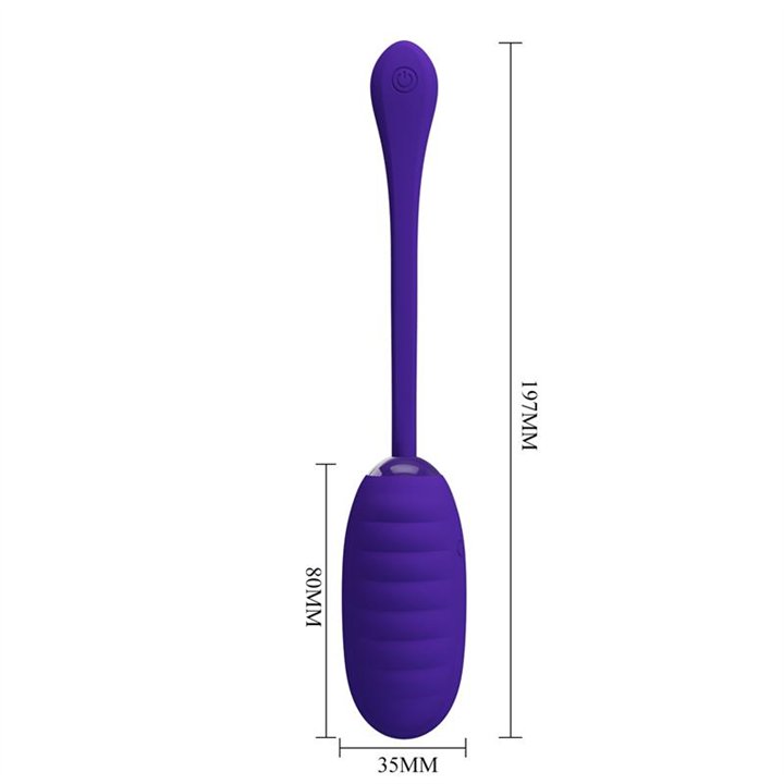 Kirk Vibrating Egg Violet - BI-014654-3 - Teknashop Ltd