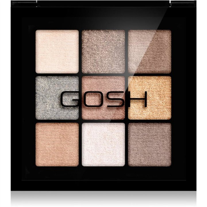 Gosh, Eyedentity, Eyeshadow Palette, 003, Be Happy, 9 Shades, 8 g - Teknashop Ltd