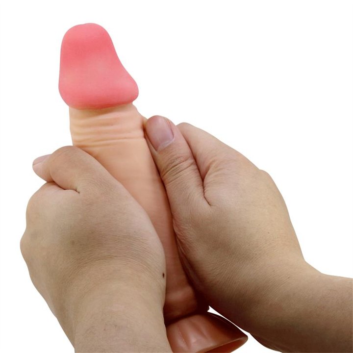 Duvall Sliding Skin Realistic Dildo 19.4 cm - BW-008108NRG - Teknashop Ltd